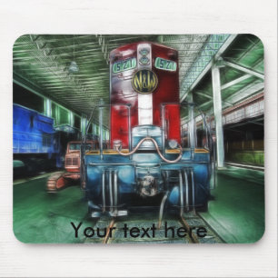 train mouse pad