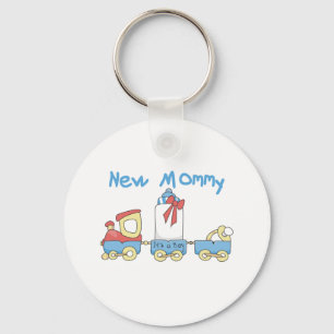 Train New Mummy of Boy tshirts and Gifts Key Ring