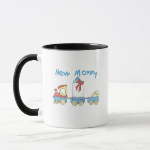 Train New Mummy of Boy tshirts and Gifts Mug