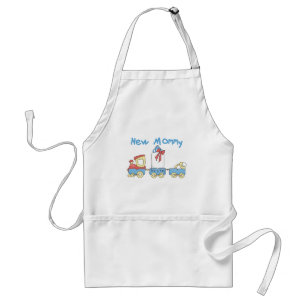 Train New Mummy of Boy tshirts and Gifts Standard Apron