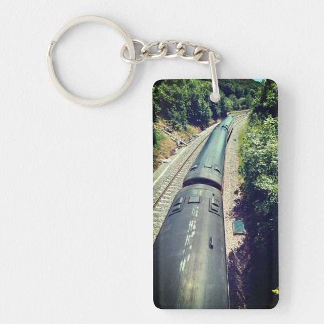 Train , on the tracks key ring (Front)