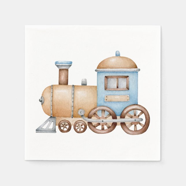 Train Paper Napkin (Front)