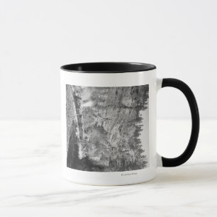 Train Passes through Elk Canyon near Mug