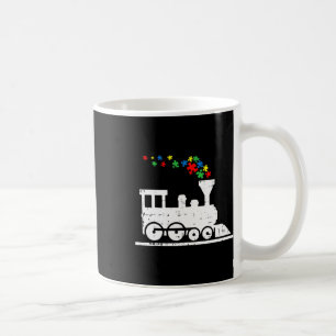 Train Puzzle Piece Autism Awareness Cute Boys Kids Coffee Mug