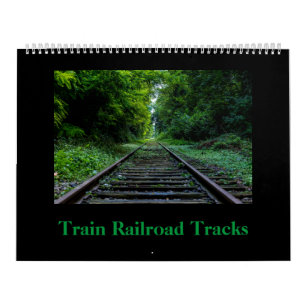 Train Railroad Track Calendar