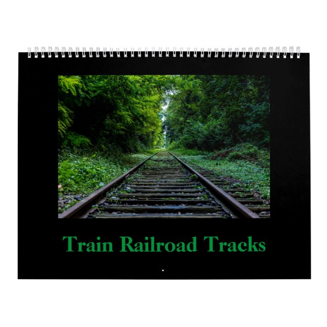 Train Railroad Track Calendar (Cover)