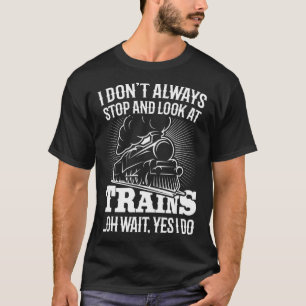 Train Railroad Vintage Train  Funny Train T-Shirt