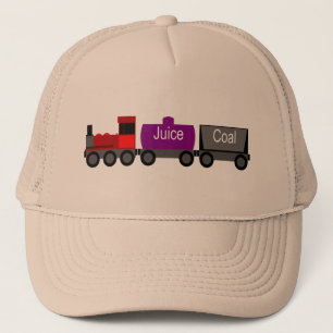 Train red trucker hat