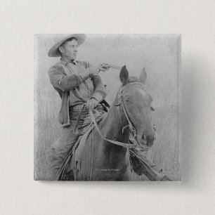 Train Robber Will "Dixon" Roberts 15 Cm Square Badge