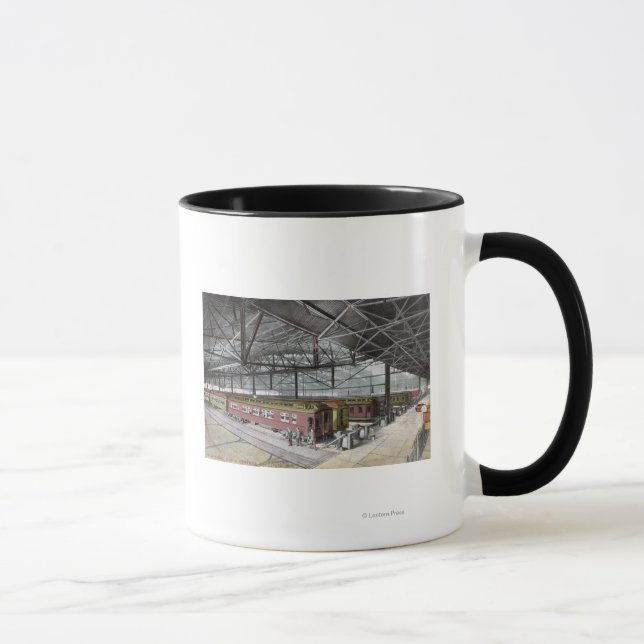 Train Shed at Union Station Mug (Right)