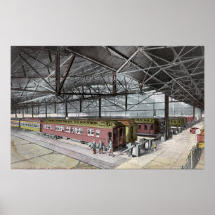 Train Shed at Union Station Poster