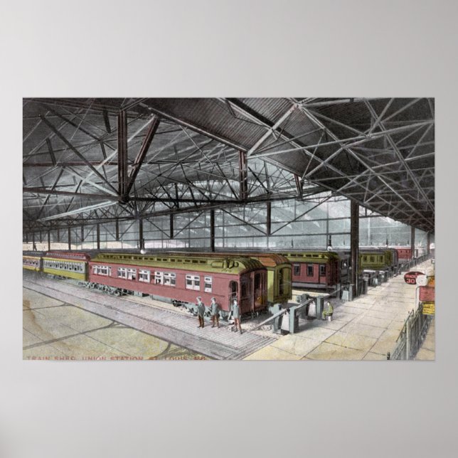 Train Shed at Union Station Poster (Front)