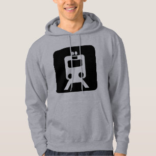 Train Sign - Black Hoodie