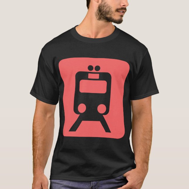Train Sign - T-Shirt (Front)