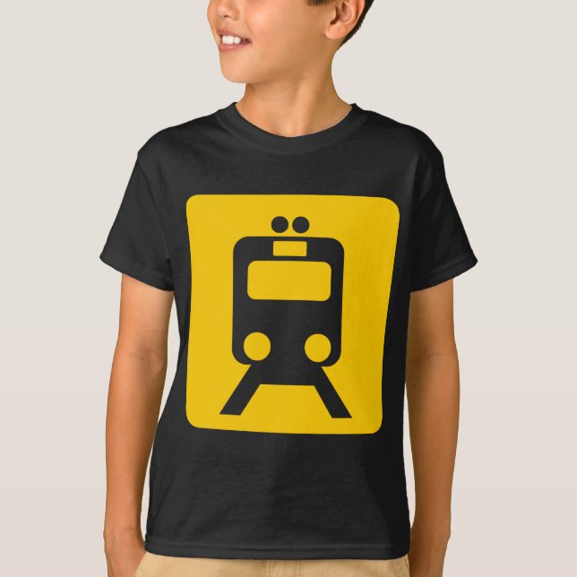 Train Sign - T-Shirt (Front)