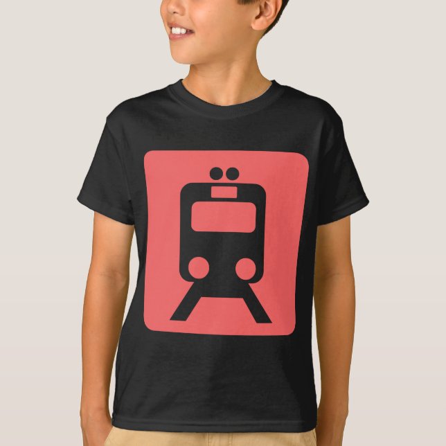 Train Sign - T-Shirt (Front)