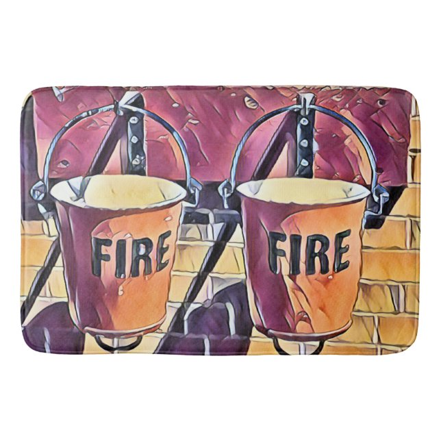 TRAIN STATION  BATH MAT (Front)