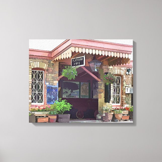 TRAIN STATION CANVAS PRINT (Front)