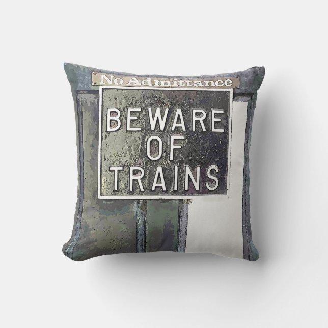 TRAIN STATION CUSHION (Front)