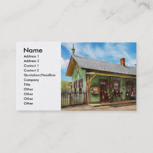 Train Station - Garrison train station 1880 Business Card
