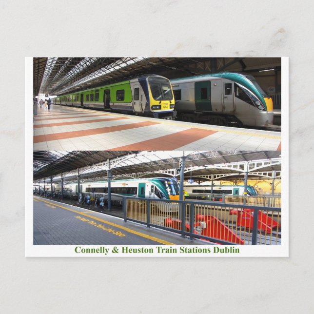 Train Station image for postcard (Front)