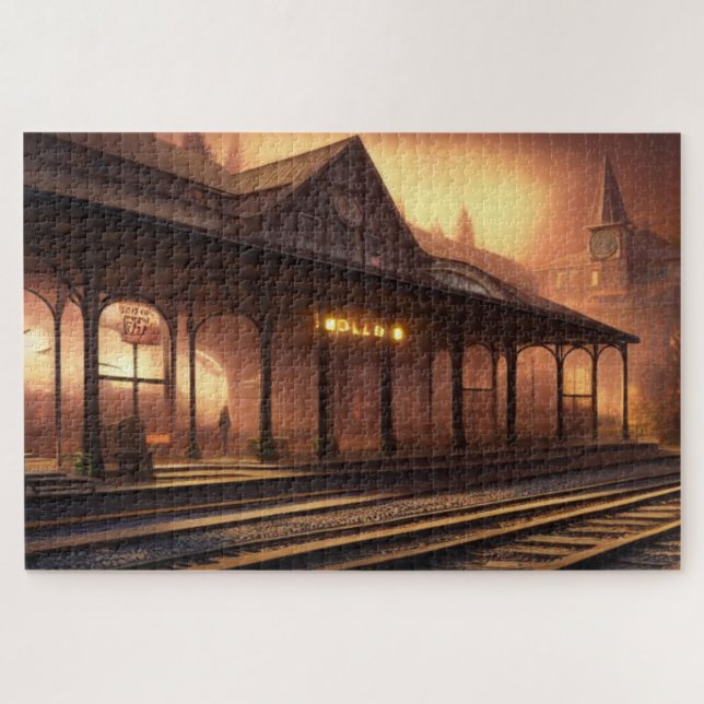 Train Station Jigsaw Puzzle (Horizontal)