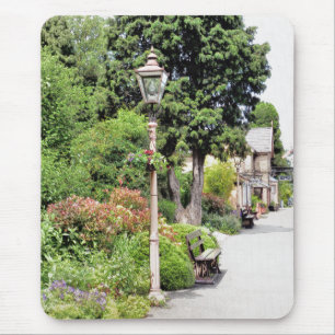 TRAIN STATION MOUSE PAD