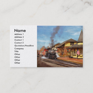 Train Station - New Hope Steam Railway Business Card