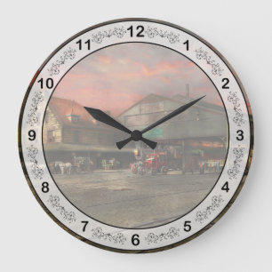 Train Station - NY Central Railroad depot 1905 Large Clock