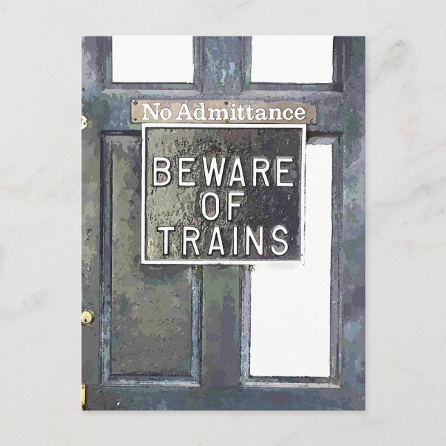 TRAIN STATION POSTCARD (Front)