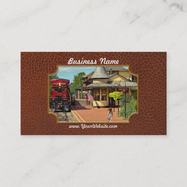Train Station - There will always be hope Business Card (Front)