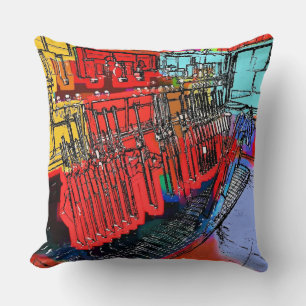 TRAIN STATIONS CUSHION