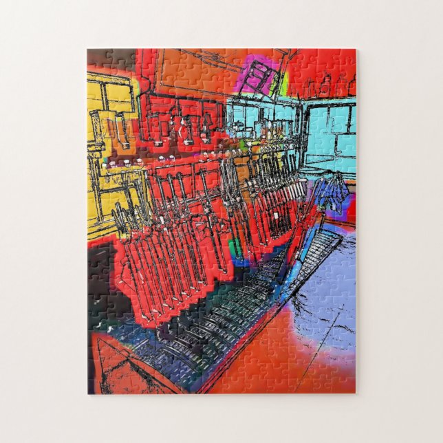 TRAIN STATIONS JIGSAW PUZZLE (Vertical)