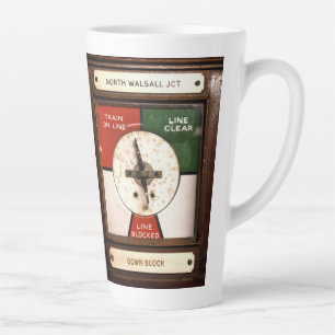 TRAIN STATIONS LATTE MUG