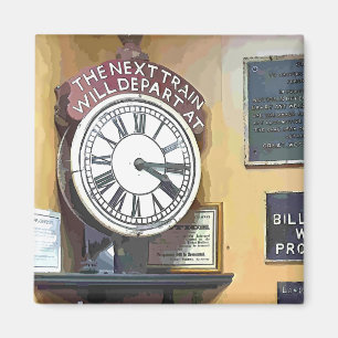 TRAIN STATIONS MAGNET