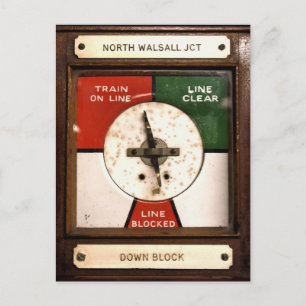 TRAIN STATIONS POSTCARD