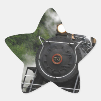 train steam rail railway station engine rails art star sticker