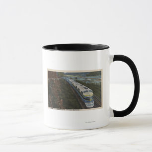 Train- Streamlining through Potomac Mug