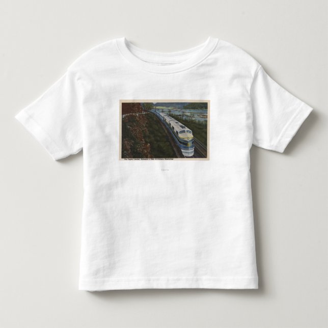 Train- Streamlining through Potomac Toddler T-Shirt (Front)