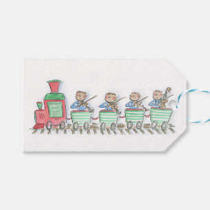 Train String Quartet Gift Tags