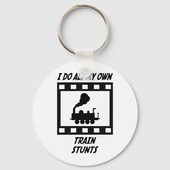 Train Stunts Key Ring (Front)