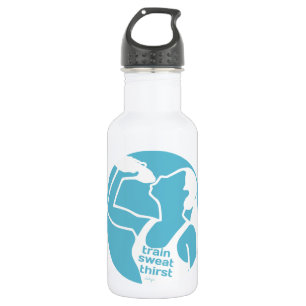 TRAIN SWEAT THIRST (F) blue 532 Ml Water Bottle