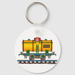 Train Tank Car Railroad Key Chains