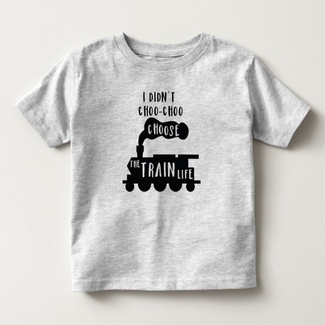 Train Tee for Toddlers (Front)