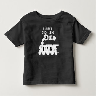 Train Tee for Toddlers - Dark Shirt Design