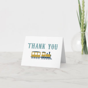 Train Thank You Card