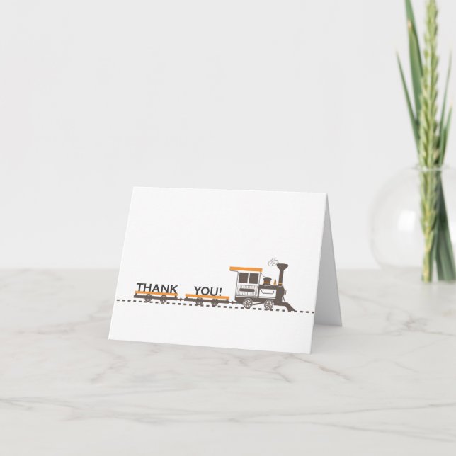 Train Thank You Card (Front)