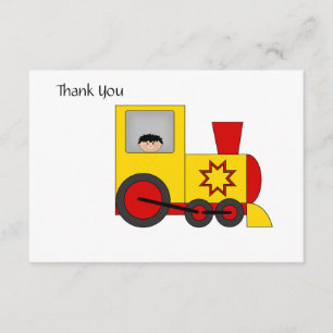 Train Thank you Card