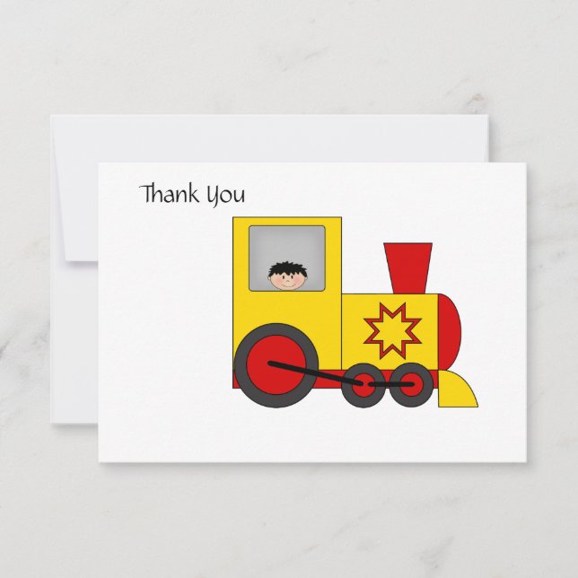 Train Thank you Card (Front)