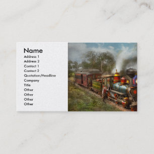 Train - The Celestial Railroad 1896 Business Card